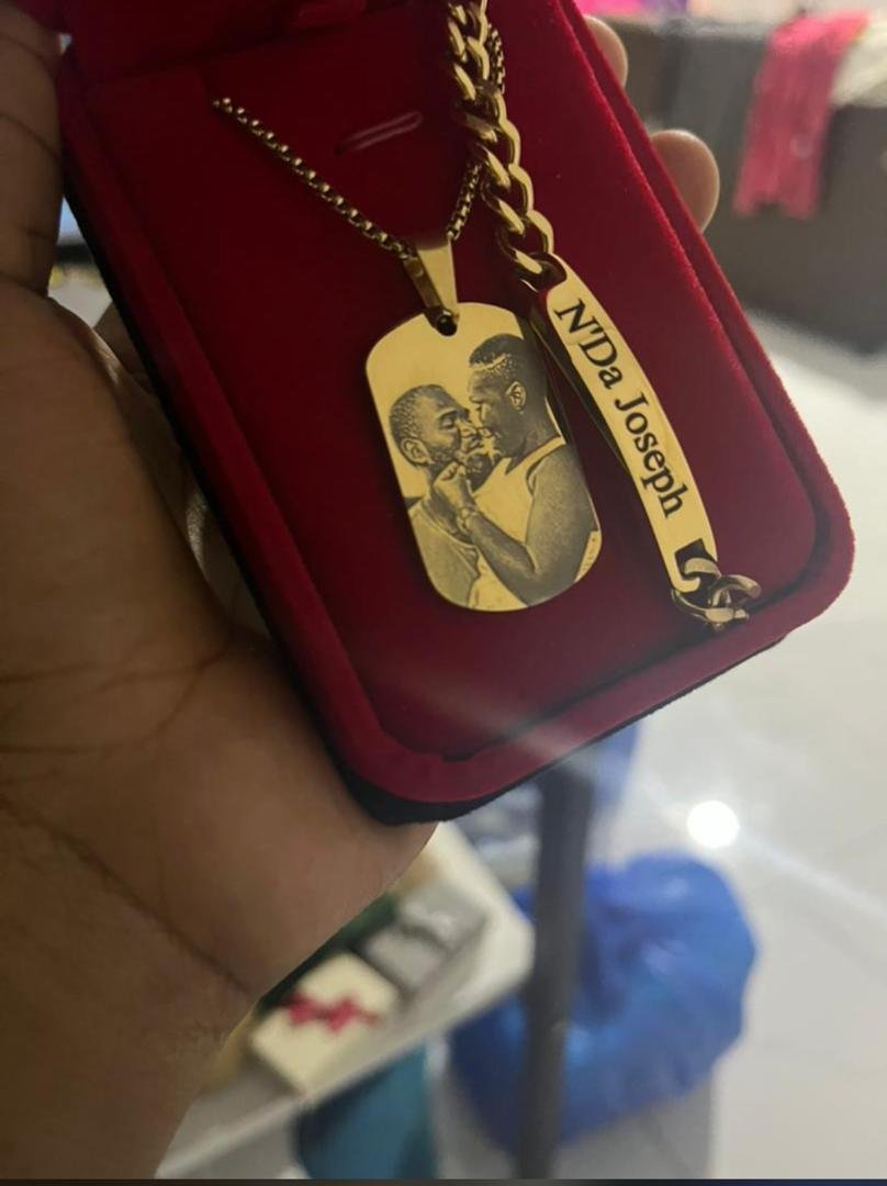 Collier + bracelet personnalisé - Or