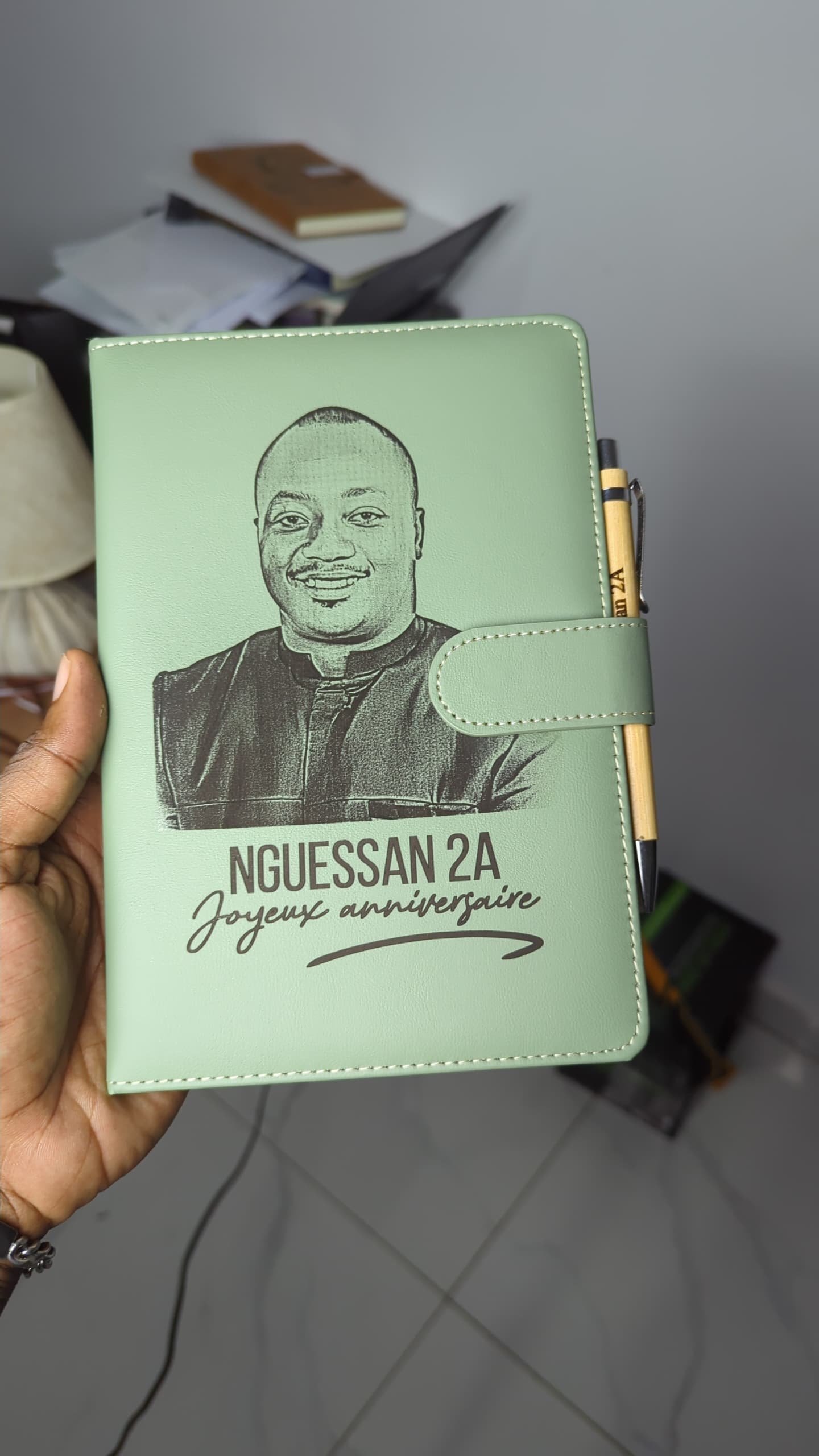 Carnet cuir personnalisé