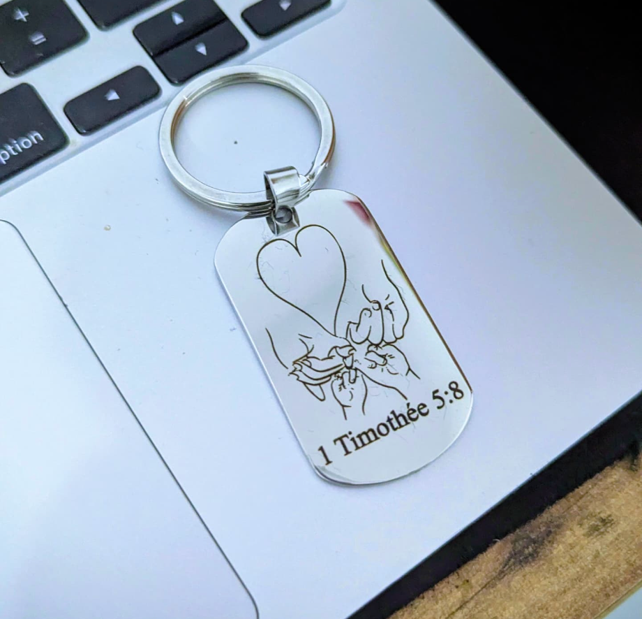 Porte clé - Argenté