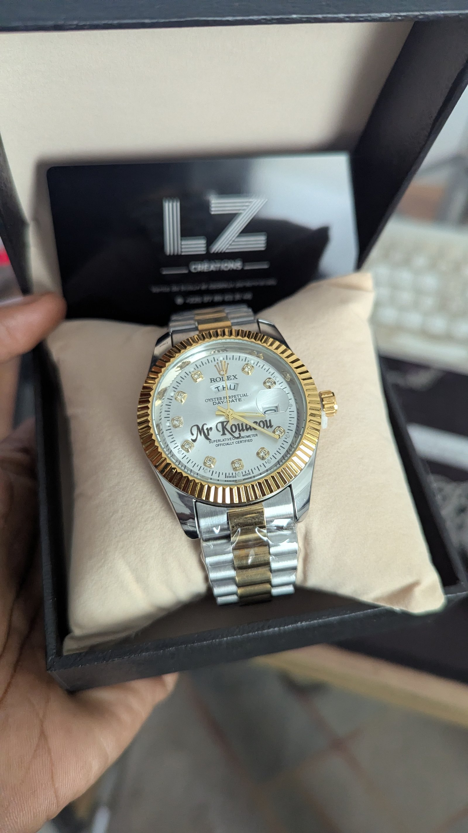 Montre Rolex personnalisé